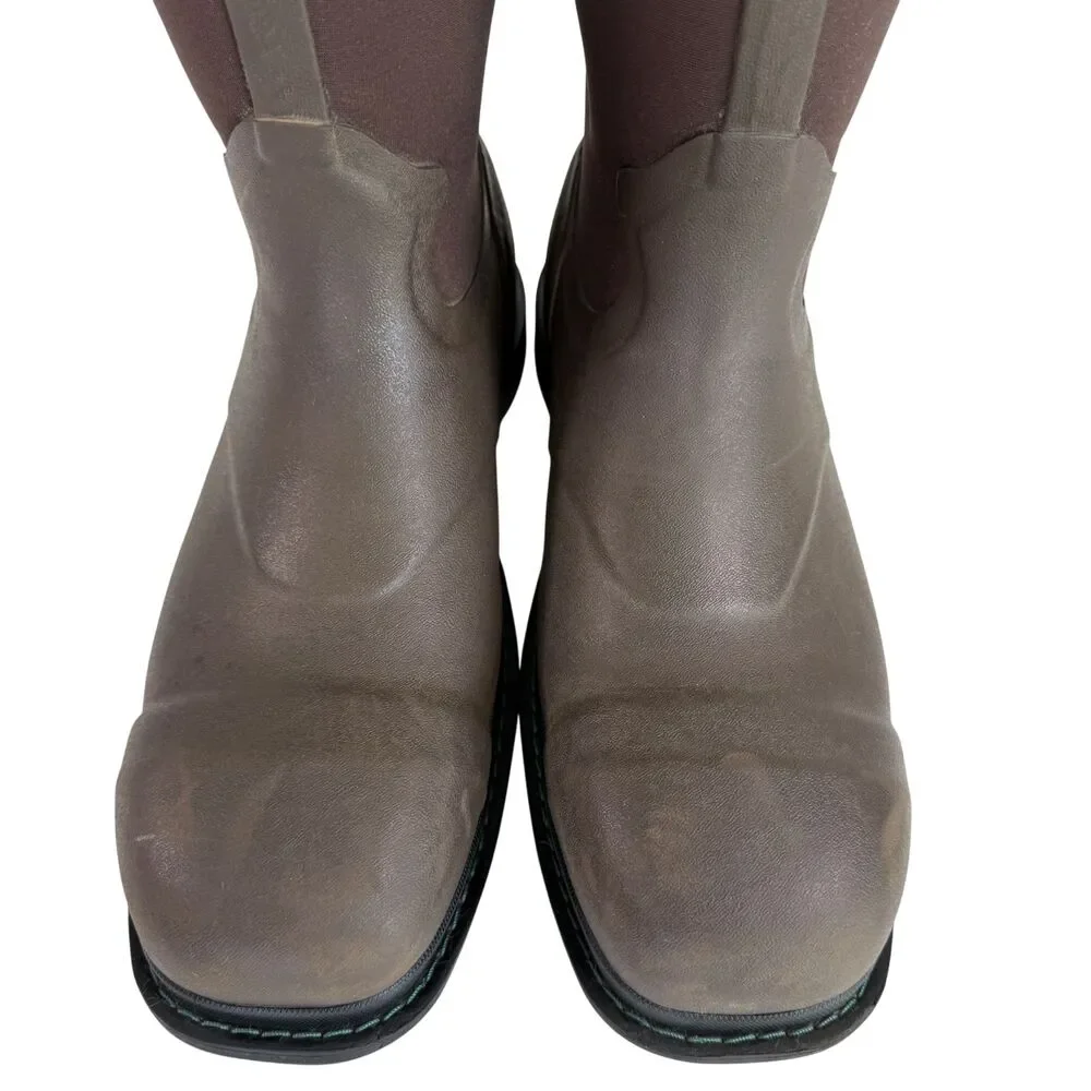 Muck Boot Company Men's Chore Western Alloy Toe Work Brown Boot MCHWM91 Size 11M